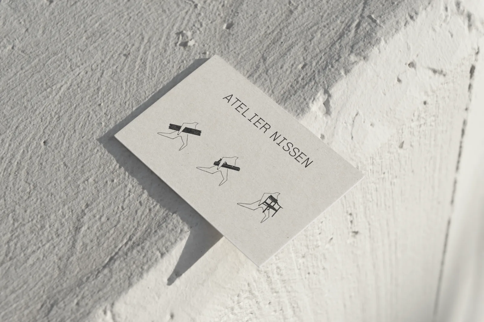 Visitkort for Atelier Nissen