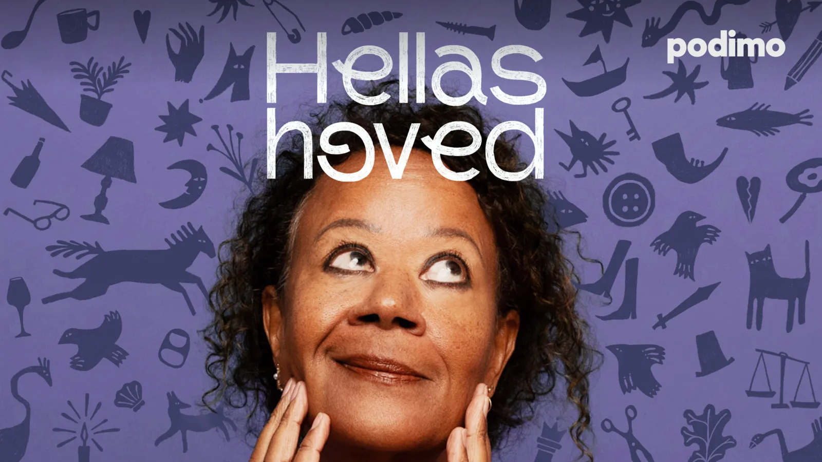 Podcastcover til Hellas hoved
