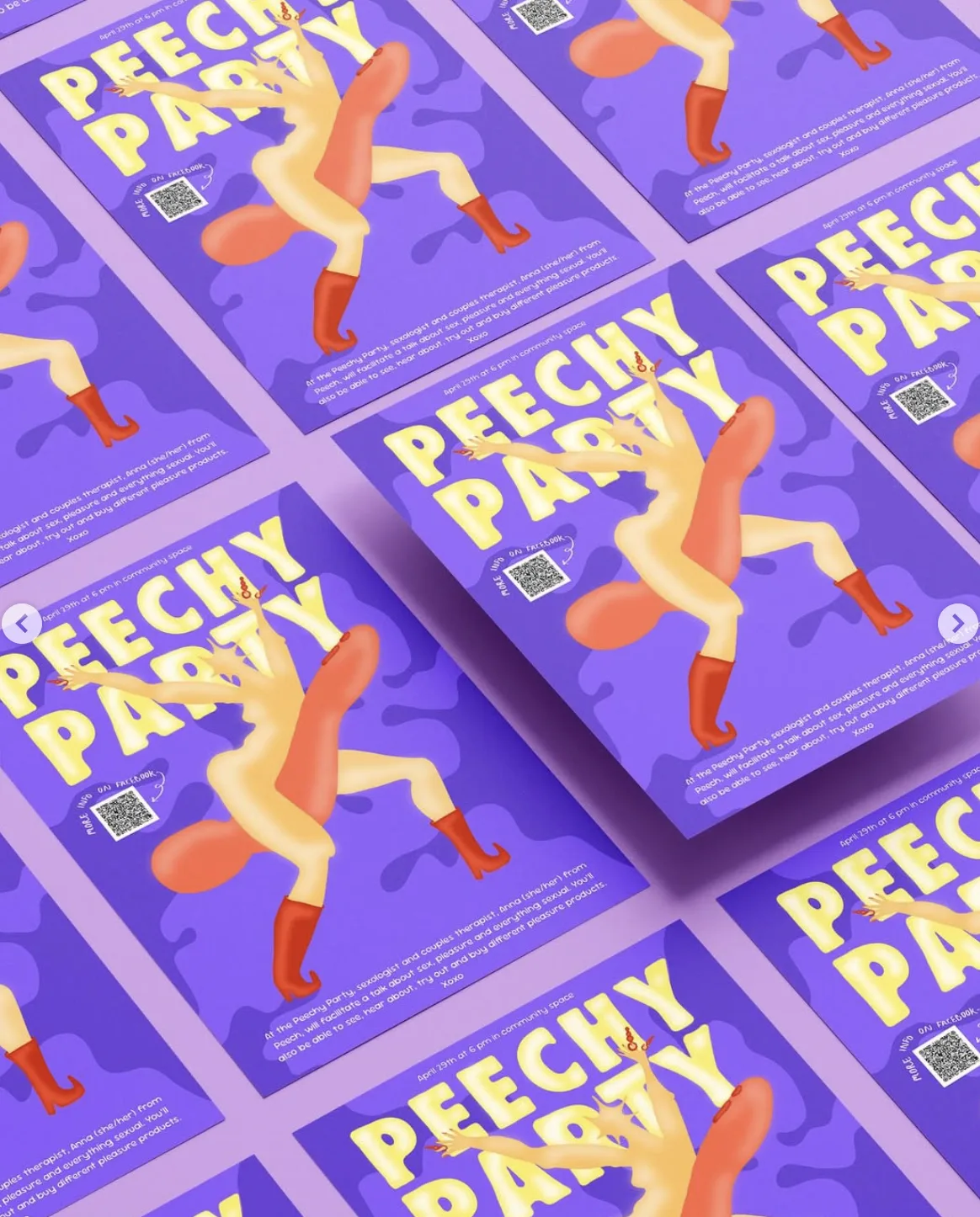 Plakat: Peechy party